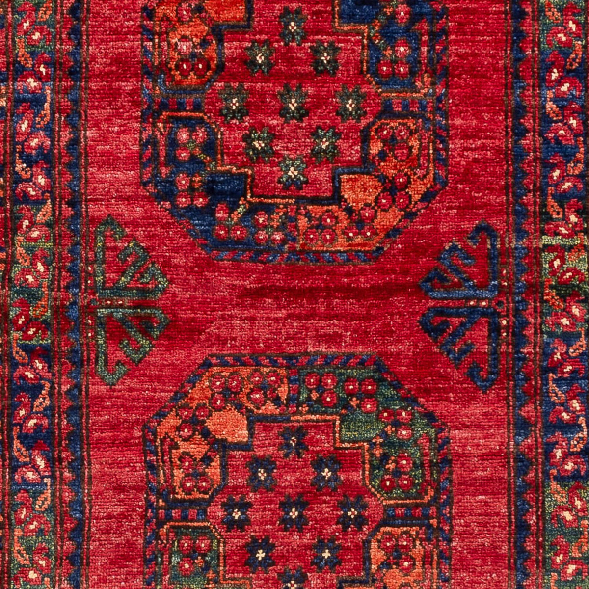 Afghan Teppich - 155 x 100 cm - rot