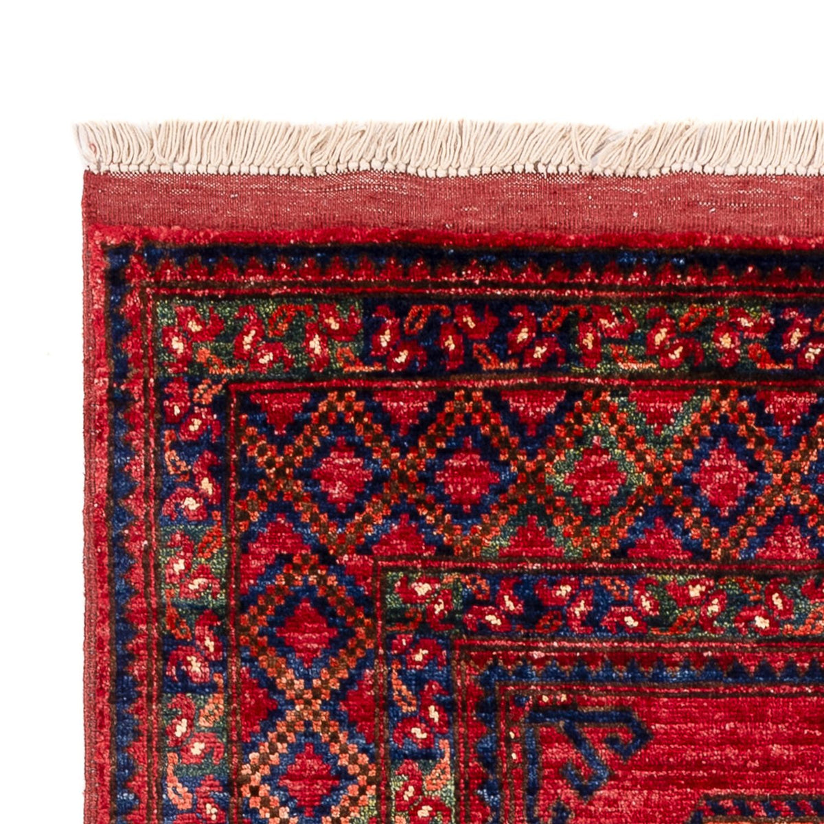 Afghan Teppich - 155 x 100 cm - rot