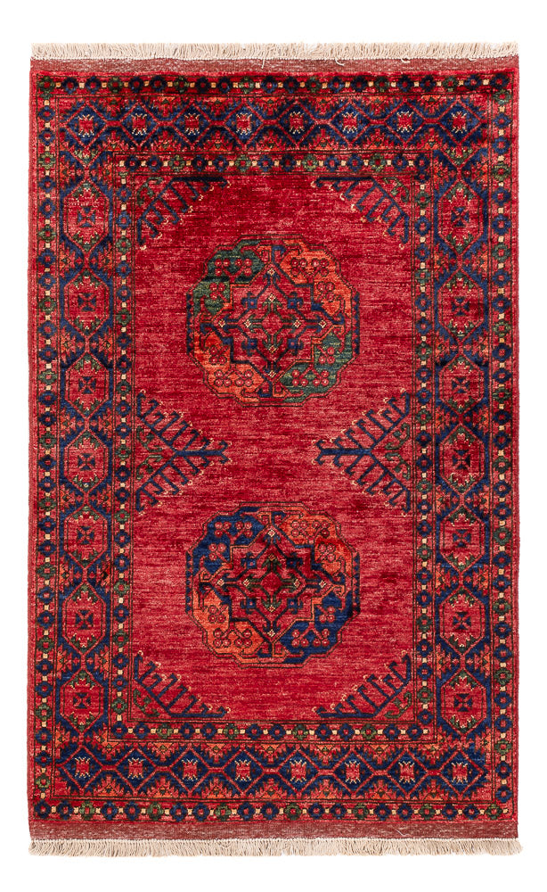 Afghan Teppich - 150 x 100 cm - rot