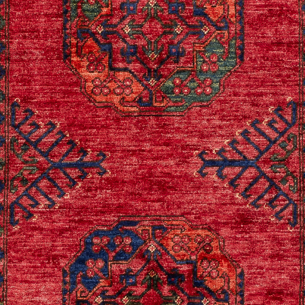 Afghan Teppich - 150 x 100 cm - rot