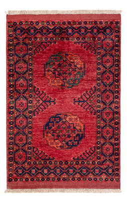 Afghan Teppich - 151 x 102 cm - rot