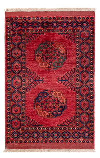 Tapis afghan - 151 x 102 cm - rouge