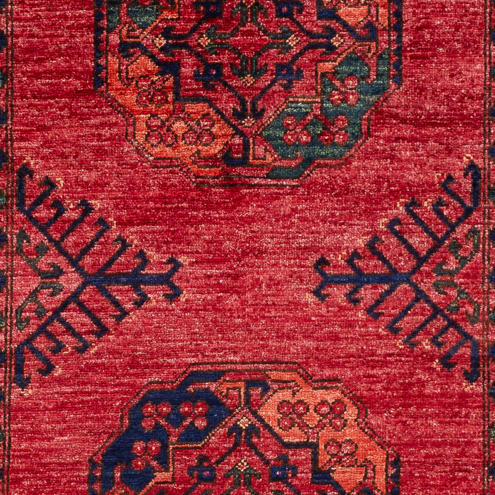 Afghan Teppich - 151 x 102 cm - rot