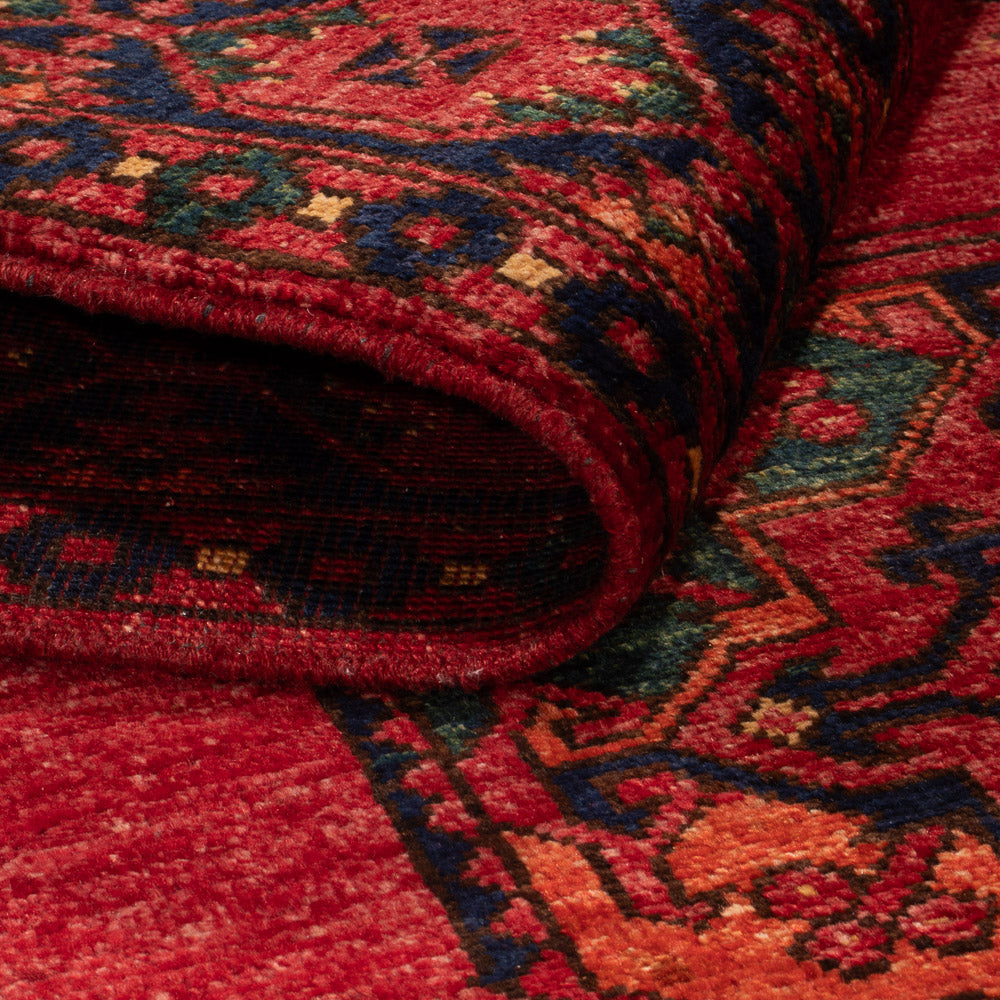 Afghan Teppich - 151 x 102 cm - rot
