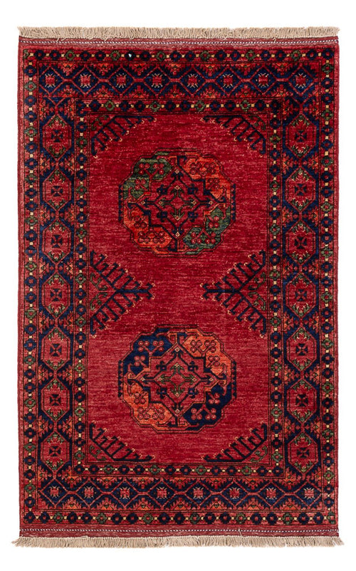 Afghan Teppich - 152 x 99 cm - rot