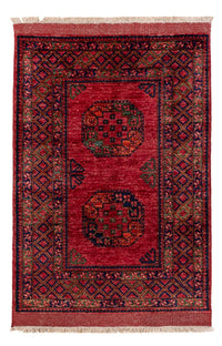 Tapis afghan - 150 x 103 cm - rouge
