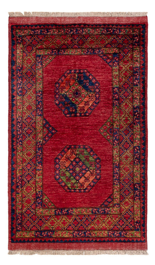 Afghan Teppich - 162 x 102 cm - rot