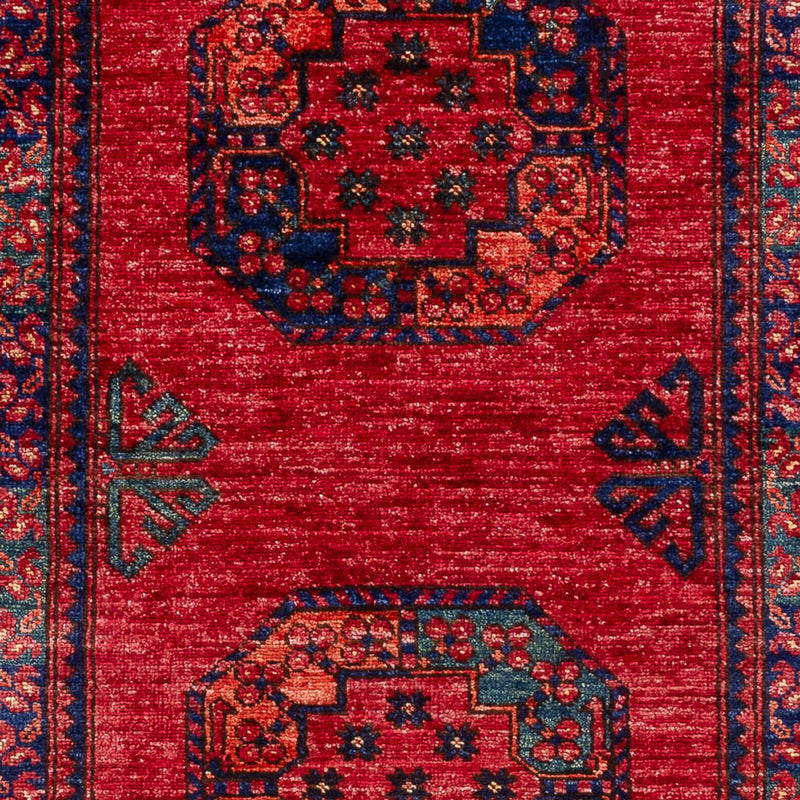 Afghan Teppich - 150 x 102 cm - rot