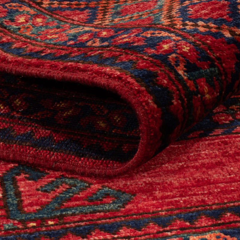 Afghan Teppich - 150 x 102 cm - rot