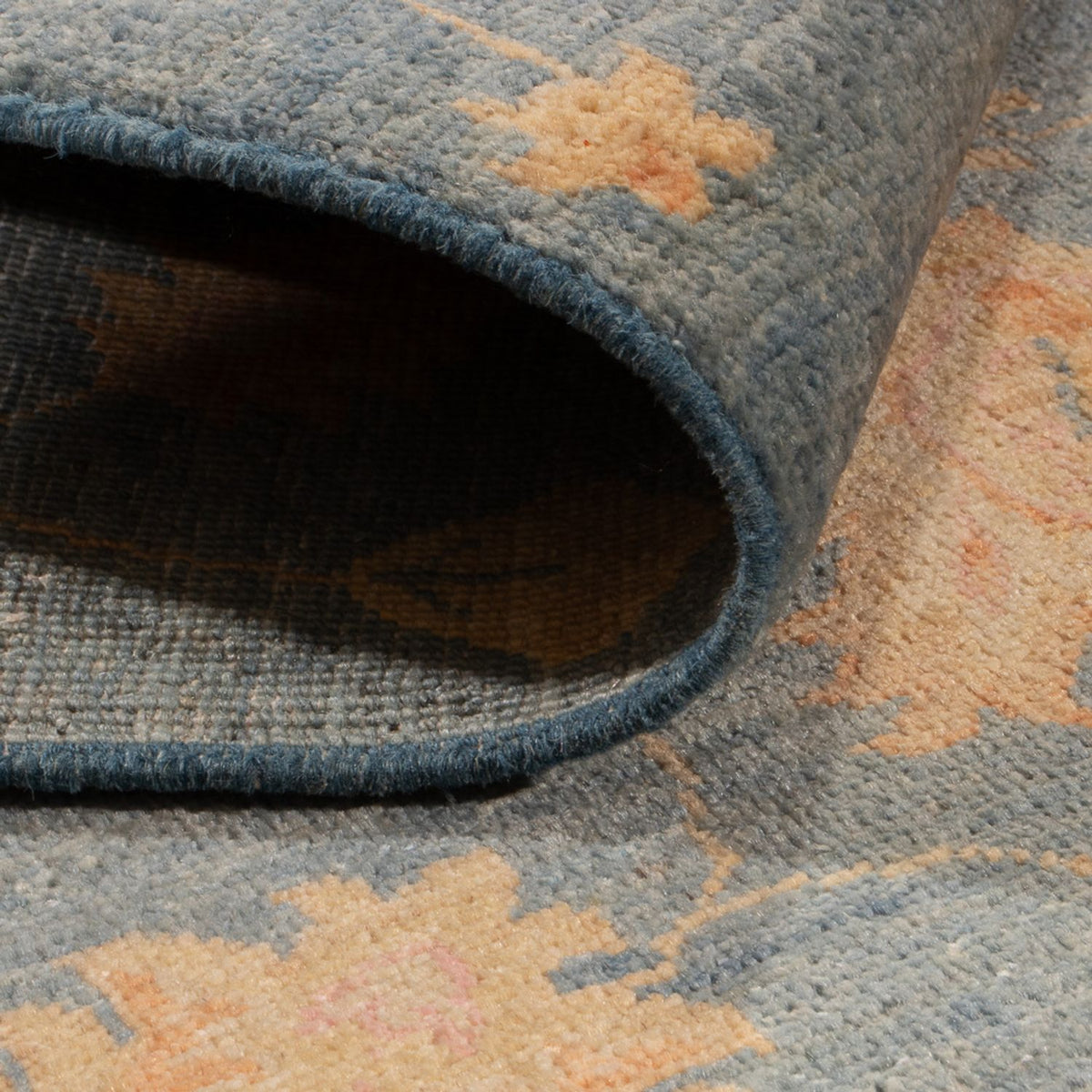 Ziegler Teppich - 148 x 102 cm - blau