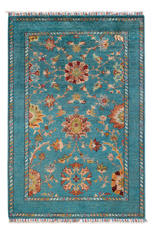 Ziegler Teppich - Ariana - 153 x 102 cm - dunkelgrün