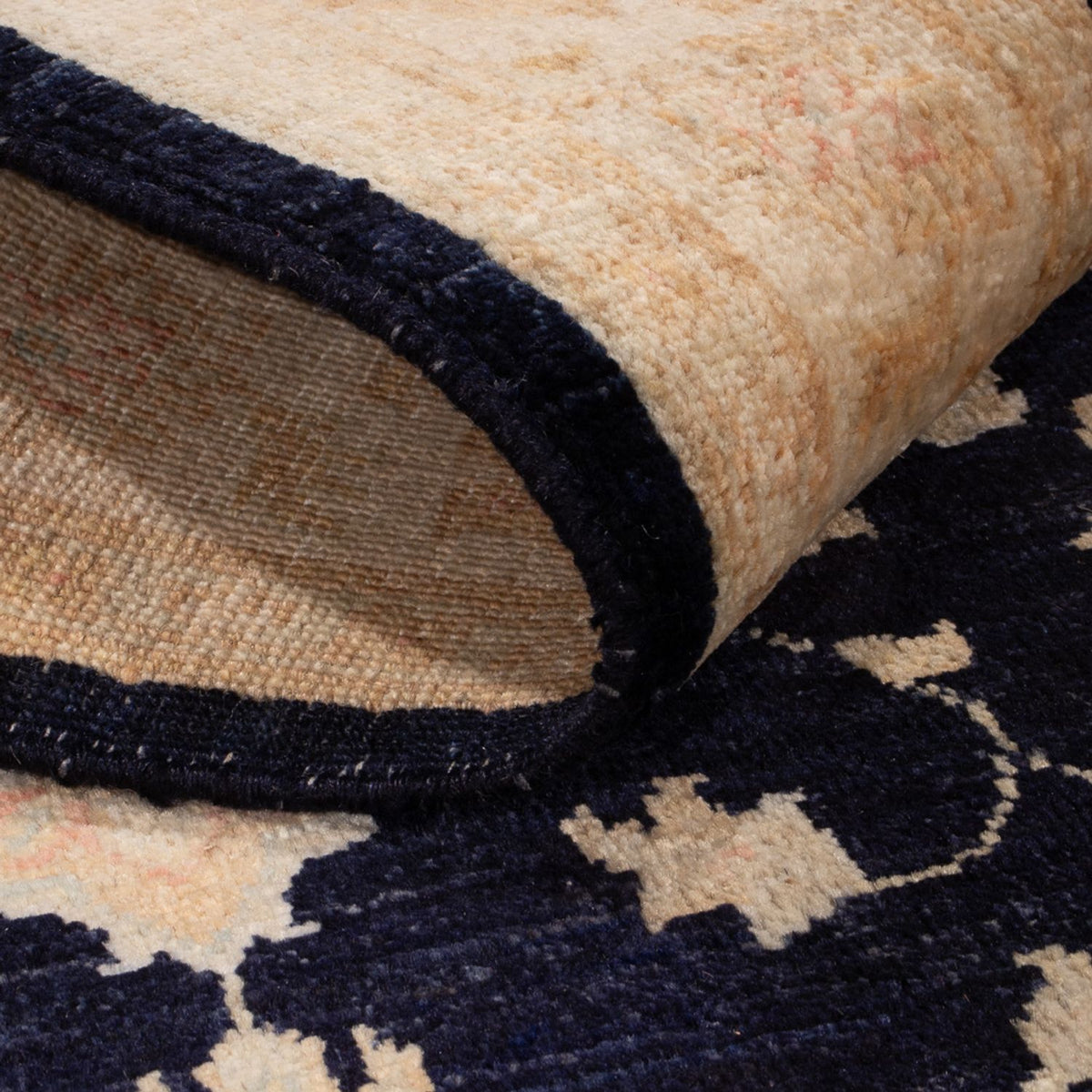 Ziegler Teppich - 150 x 102 cm - schwarz