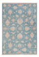 Ziegler Teppich - 147 x 103 cm - seeblau
