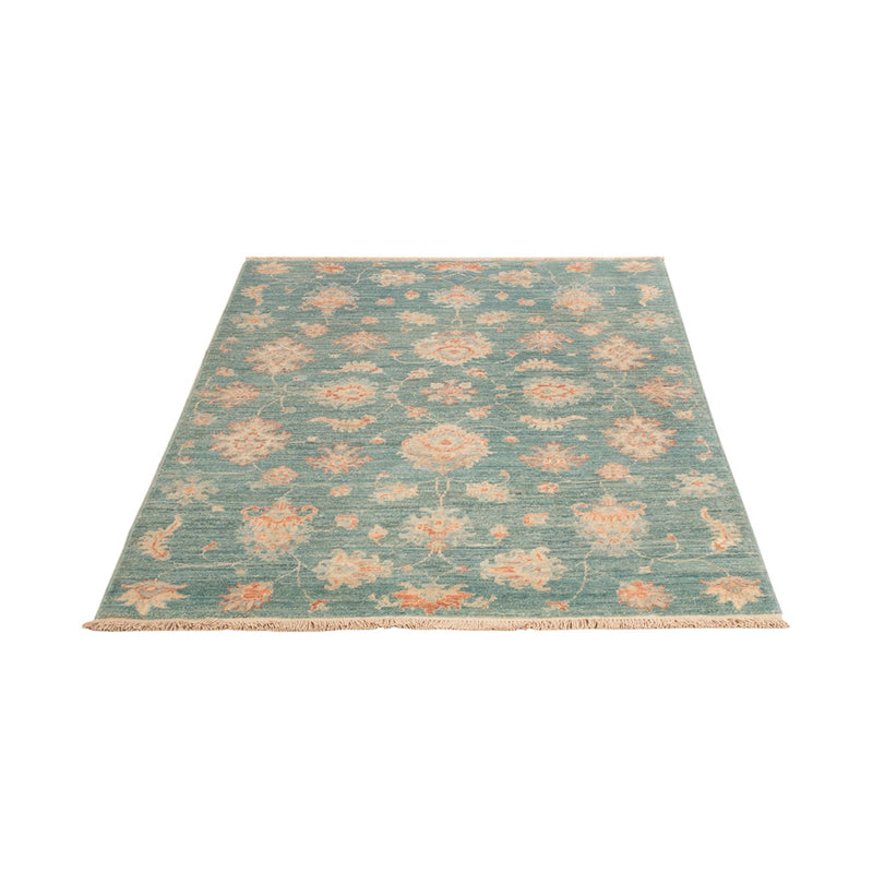 Ziegler Teppich - 147 x 103 cm - seeblau