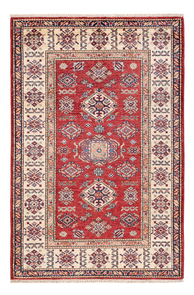 Kazak Teppich 102x153cm - Orientteppich - rot