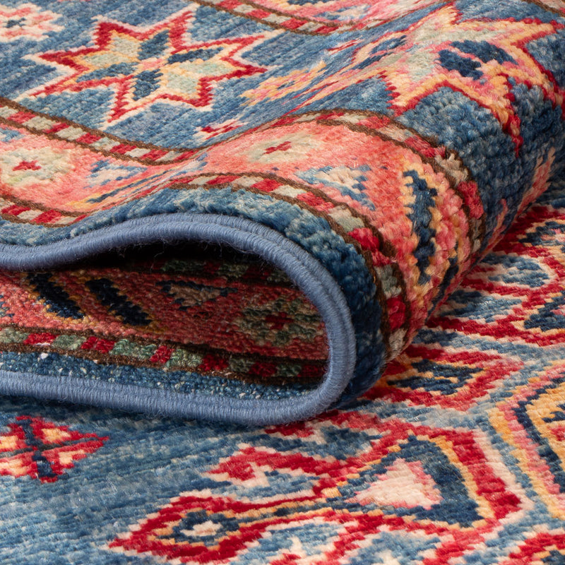 Ziegler Teppich - Kazak - 152 x 99 cm - blau
