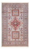 Kazak Tapis 95x151cm - Tapis oriental - gris clair - Rectangle / Gris clair / 95 x 151 cm Rectangle