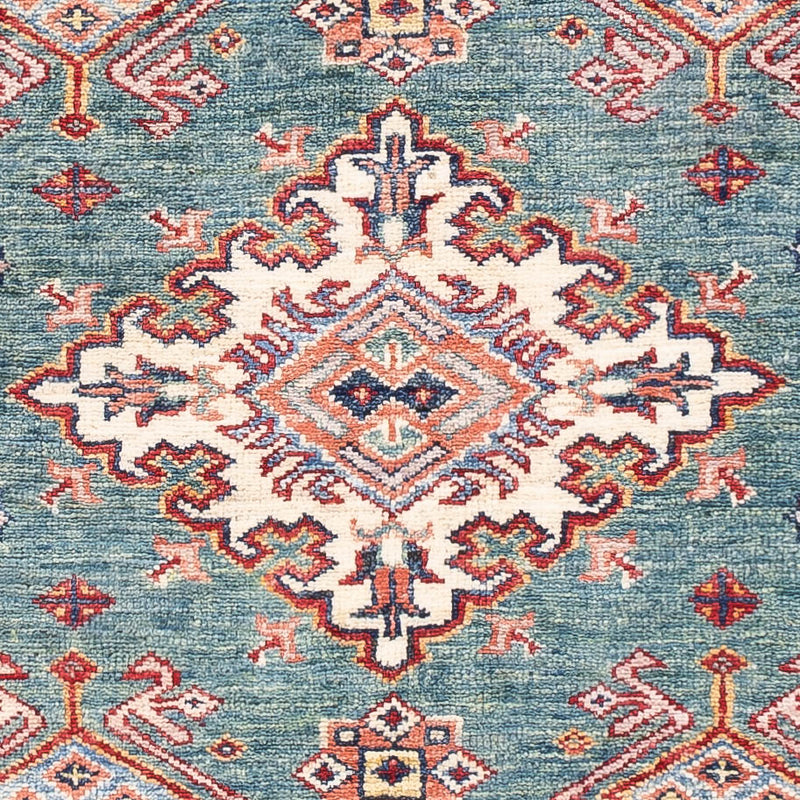 Ziegler Teppich - Kazak - 148 x 99 cm - grün