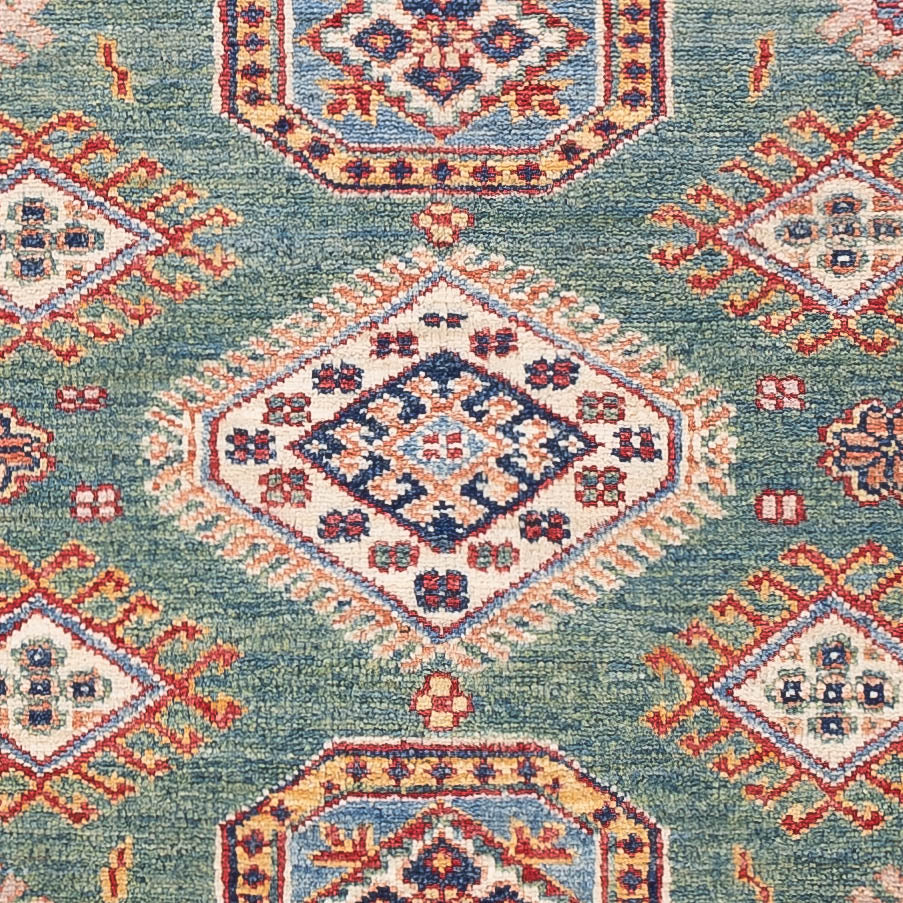 Ziegler Teppich - Kazak - 149 x 100 cm - grün