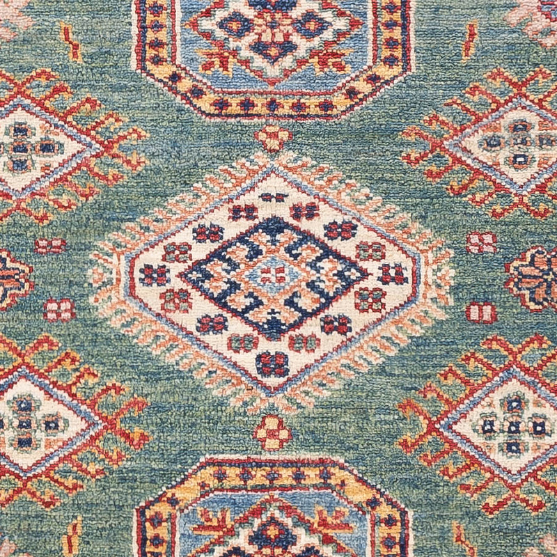 Ziegler Teppich - Kazak - 149 x 100 cm - grün
