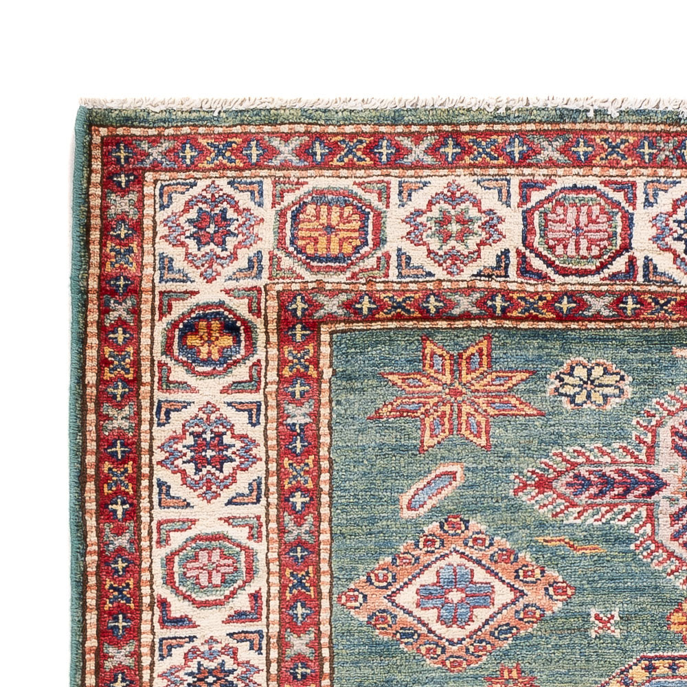 Ziegler Teppich - Kazak - 149 x 100 cm - grün
