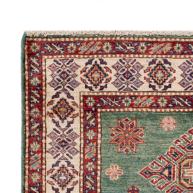 Ziegler Teppich - Kazak - 154 x 99 cm - grün