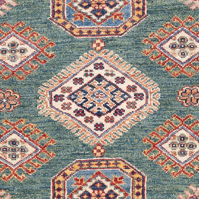 Ziegler Teppich - Kazak - 154 x 100 cm - grün