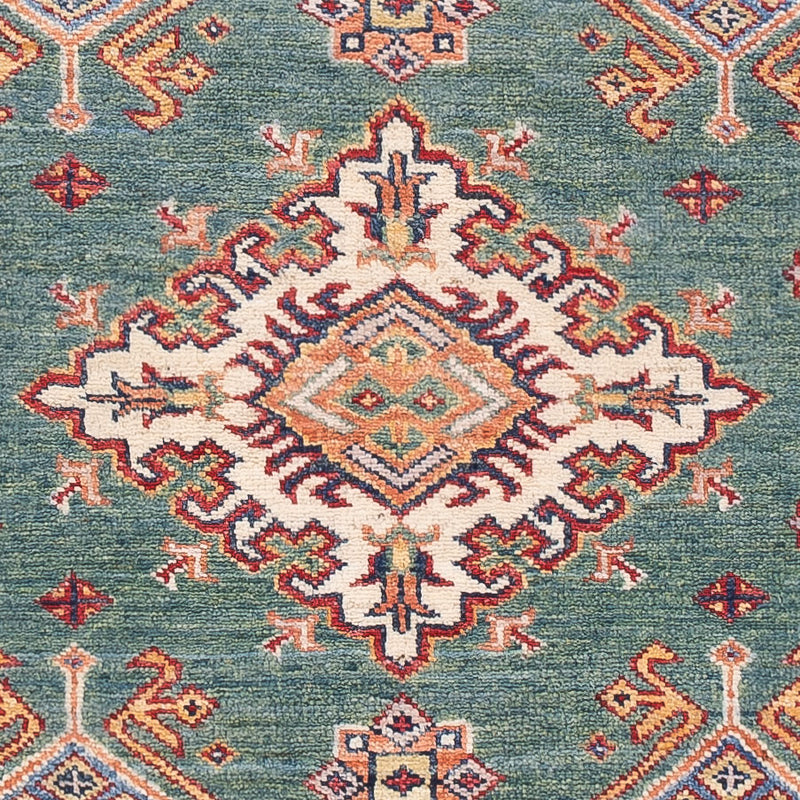 Ziegler Teppich - Kazak - 152 x 100 cm - grün