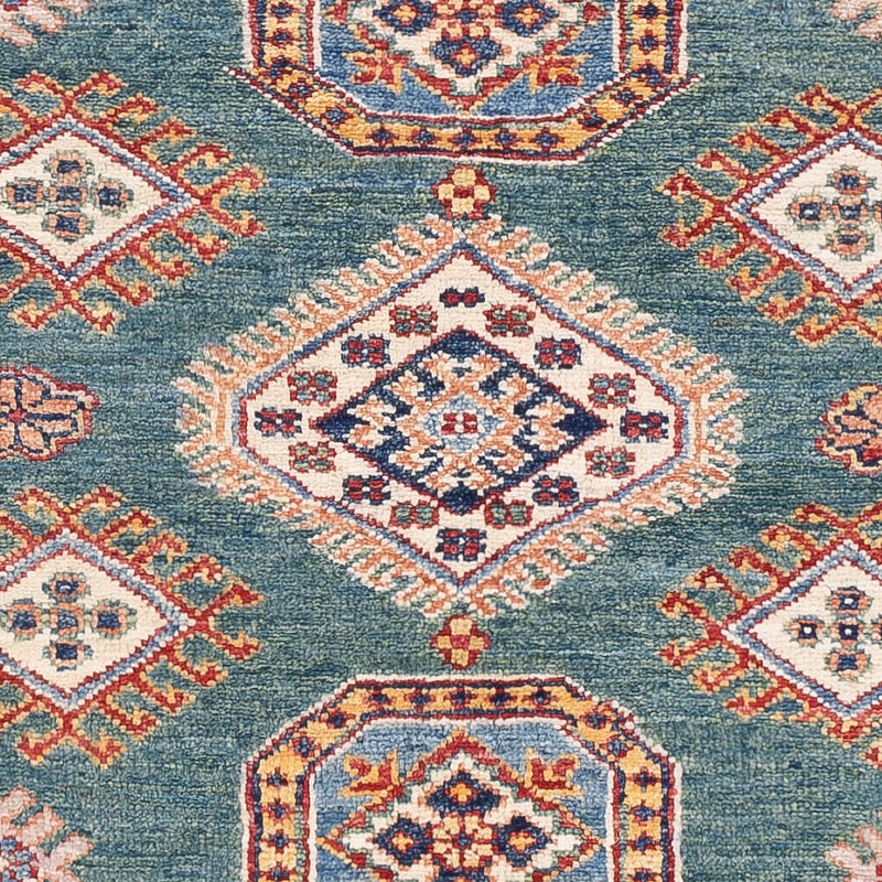 Ziegler Teppich - Kazak - 154 x 102 cm - grün