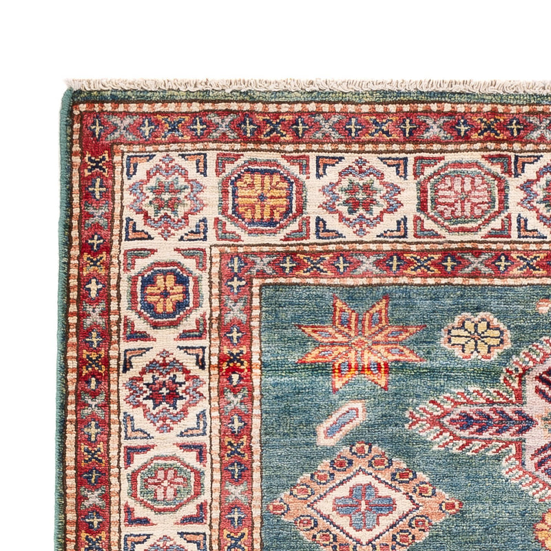 Ziegler Teppich - Kazak - 154 x 102 cm - grün