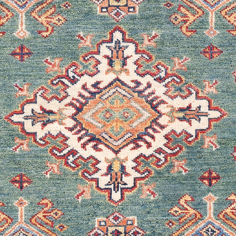 Ziegler Teppich - Kazak - 151 x 100 cm - grün