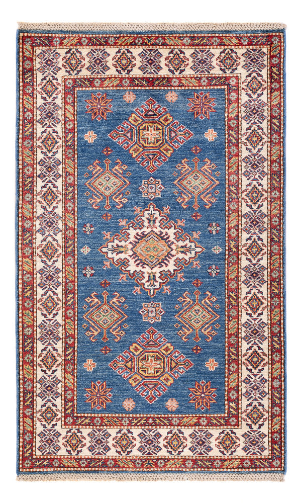 Ziegler Teppich - Kazak - 152 x 95 cm - blau