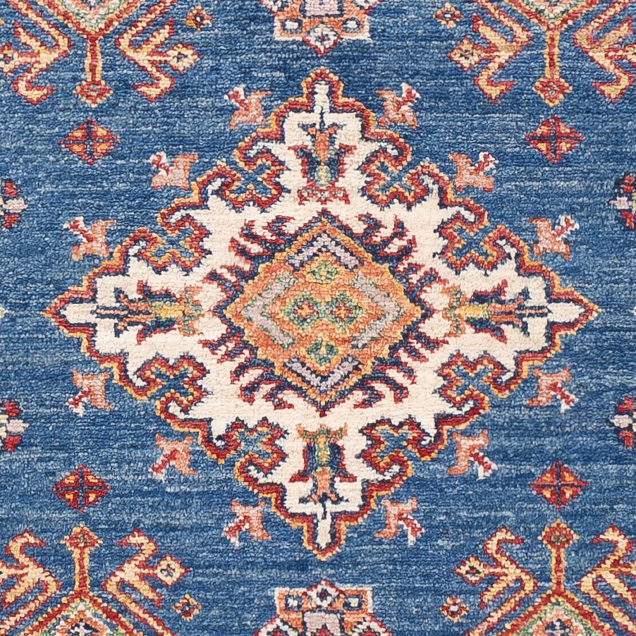 Ziegler Teppich - Kazak - 152 x 95 cm - blau