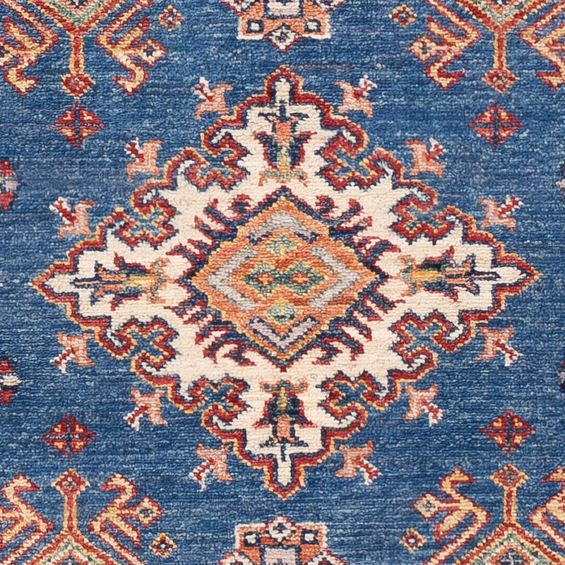 Ziegler Teppich - Kazak - 152 x 96 cm - blau