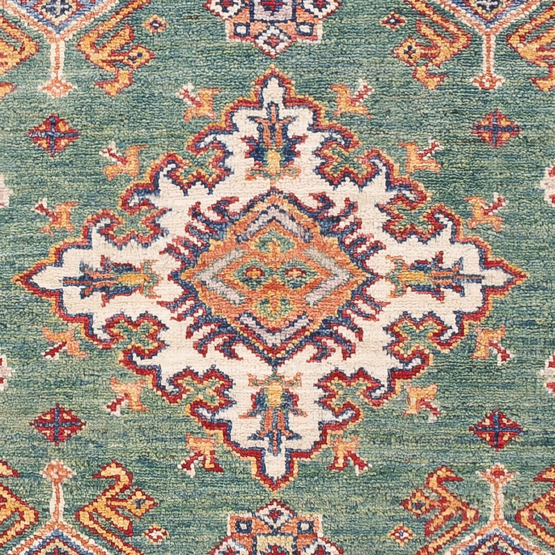 Ziegler Teppich - Kazak - 154 x 98 cm - grün