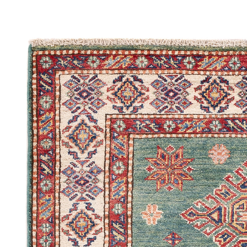 Ziegler Teppich - Kazak - 154 x 98 cm - grün