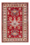 Kazak Tappeto 99x144cm - Tappeto orientale - rosso - Rettangolo / Rosso / 99 x 144 cm Rettangolo