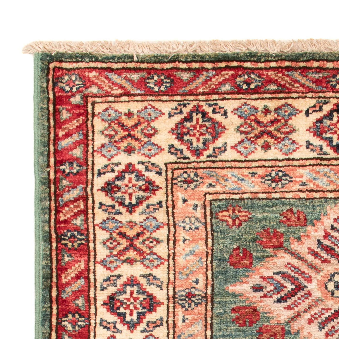 Ziegler Teppich - Kazak - Royal - 89 x 61 cm - grün