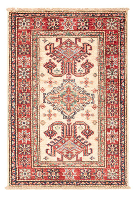 Ziegler Teppich - Kazak - Royal - 88 x 60 cm - hellbeige
