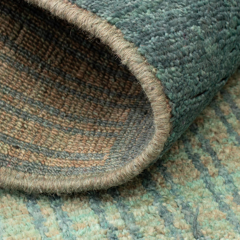 Ziegler Teppich - Modern - 90 x 64 cm - blau