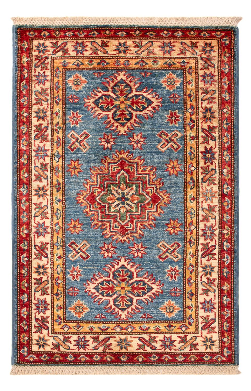 Ziegler Teppich - Kazak - Royal - 94 x 60 cm - blau