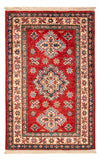 Kazak Tapis 58x88cm - Tapis oriental - Rectangle / Rouge / 58 x 88 cm Rectangle