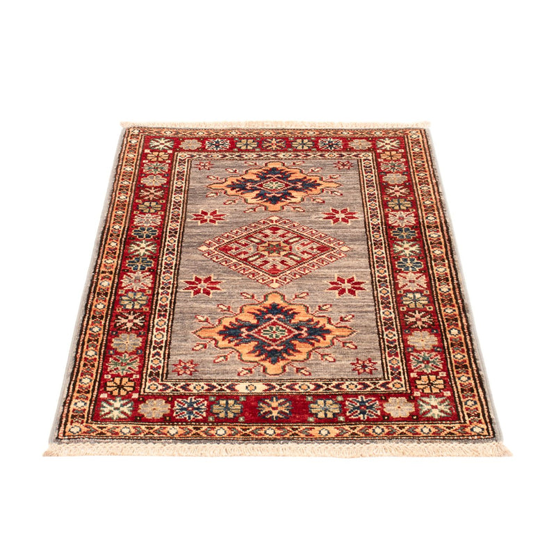 Ziegler Teppich - Kazak - Royal - 92 x 61 cm - hellgrau