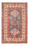 Kazak Teppich 60x92cm - Orientteppich - blau - Rechteckig / Blau / 60 x 92 cm Rechteckig