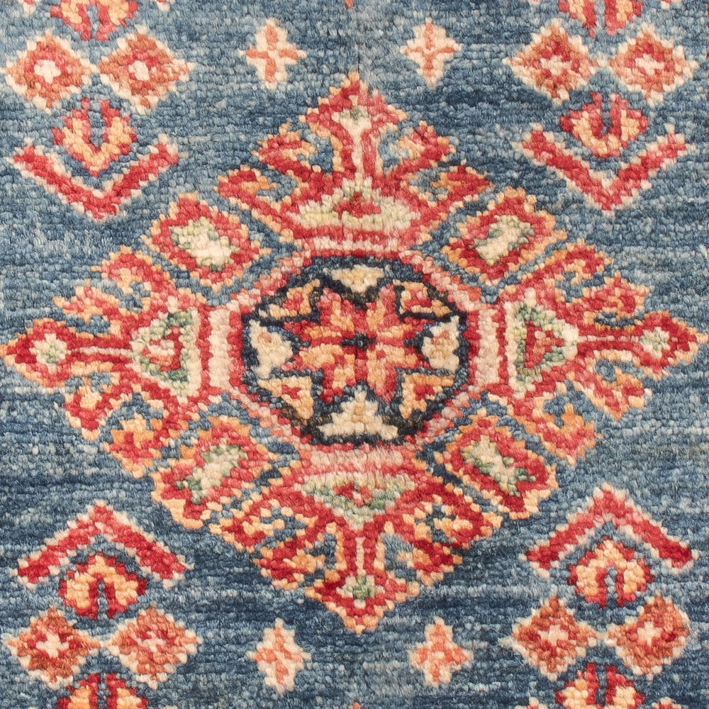 Ziegler Teppich - Kazak - Royal - 92 x 60 cm - blau