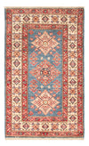 Tappeto Kazak 57x92cm - Tappeto orientale - blu - Rettangolo / Blu / 57 x 92 cm Rettangolo