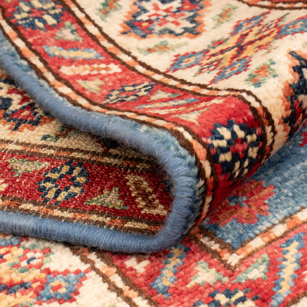 Ziegler Teppich - Kazak - Royal - 92 x 57 cm - blau