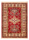 Kazak Tapis 62x85cm - Tapis oriental - rouge - Rectangle / Rouge / 62 x 85 cm Rectangle