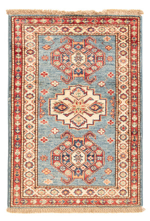 Ziegler Teppich - Kazak - Royal - 90 x 62 cm - blau