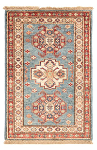 Tappeto Ziegler - Kazak - Reale - 90 x 60 cm - blu chiaro